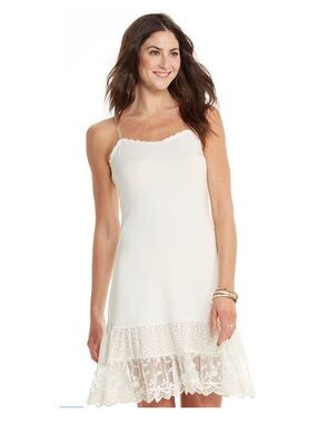 NWT Matilda Jane Spoon Full of Sugar Slip Dress Extender Nightgown‎ Ivory Sz M
